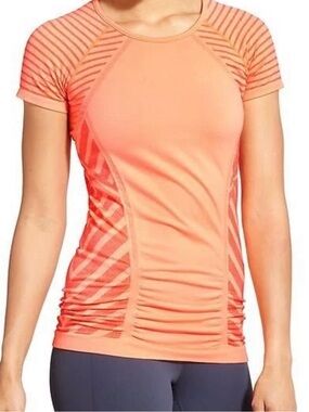 Athleta Jet Stripe Fastest Track Tee